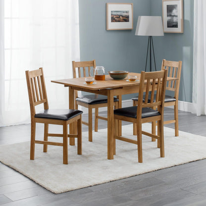Julian Bowen Coxmoor Extending Dining Table, Oak