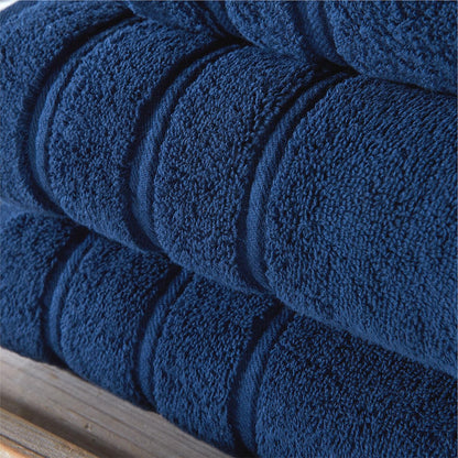 Christy Antalya Hand Towels | Set of 2 | 100% Turkish Cotton | 600GSM | Soft Plush Luxury Towel Set | 50cm x 90cm | Quick Dry | Jade Teal