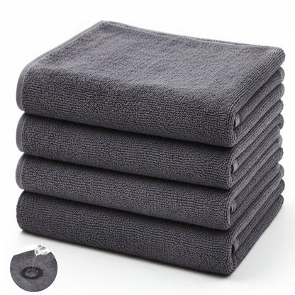 Tatuo 4 Pcs Drying Microfibre Hair Salon Towels 50 x 100 cm Quick Dry Absorbent Hand Towels for Bathroom Soft Hairdressing Cloths for Face Bath Gym