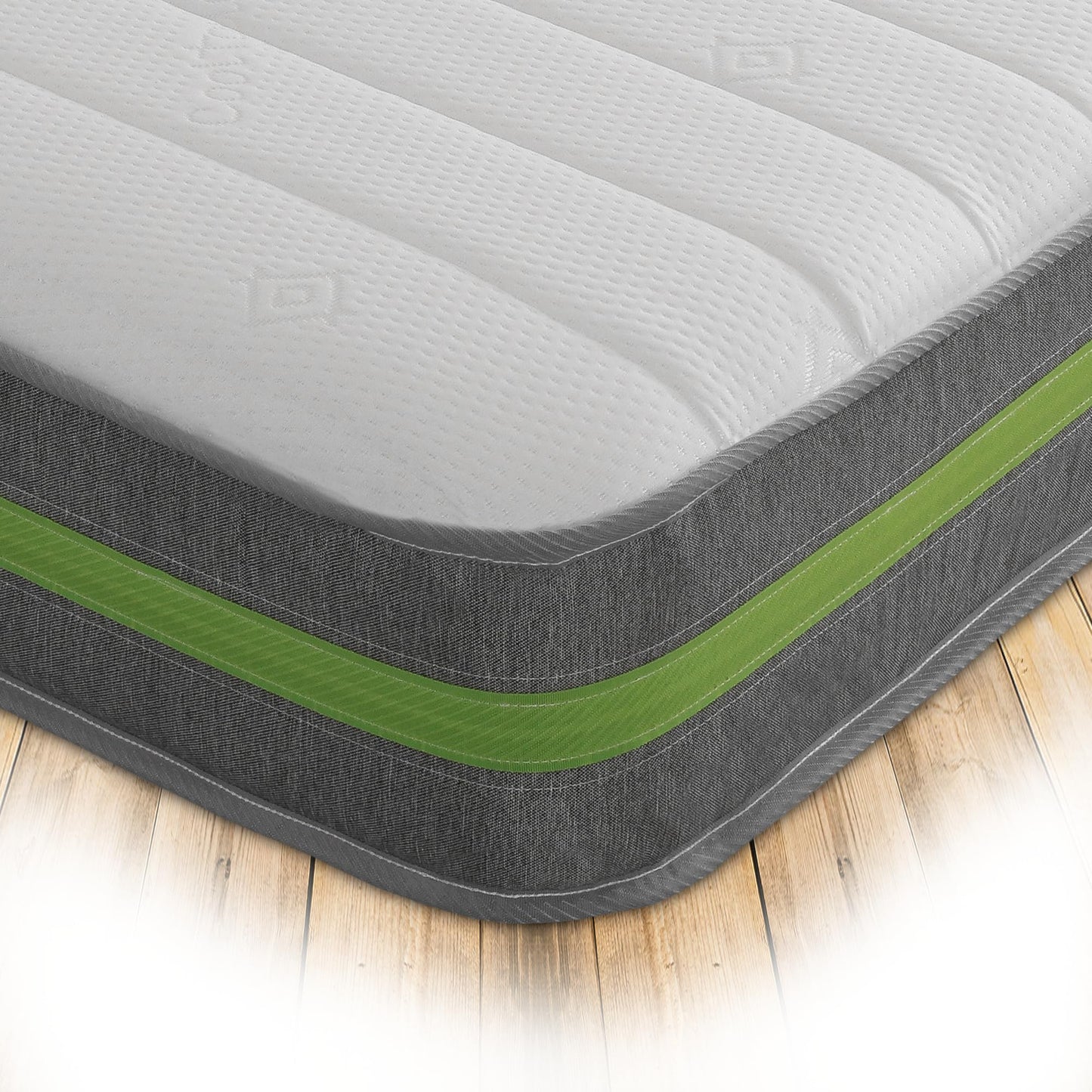 Starlight Beds Horizon Harmony Grey Sprung Hybrid European Single Mattress