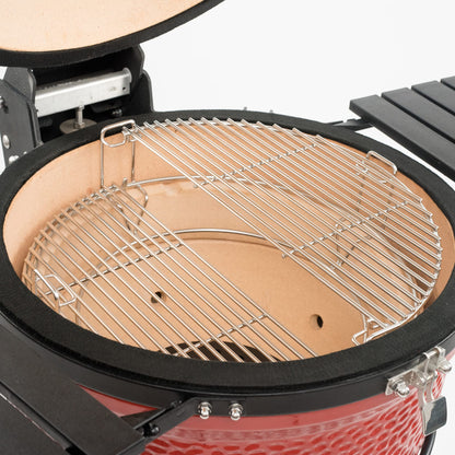 Kamado Joe KJ-HCG Classic Joe Half Moon Cooking Grate, Steel, 1