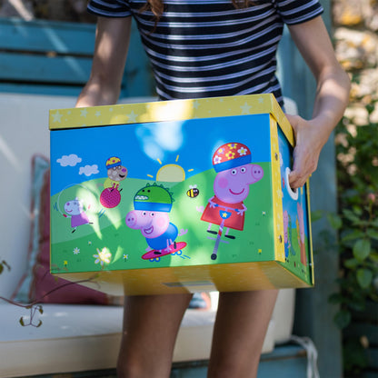 Robert Frederick Peppa Pig Collapsible Storage Box | Stackable Toy Storage for Children’s Rooms | Playroom Organisation | Official Licensed Gift
