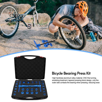 Wanocean Cycle Bearing Press Set, Bicycle Inner Bearing Press Set, Bearing Pressing Tool, MTB Hub Mounting Tool, Installation Tool