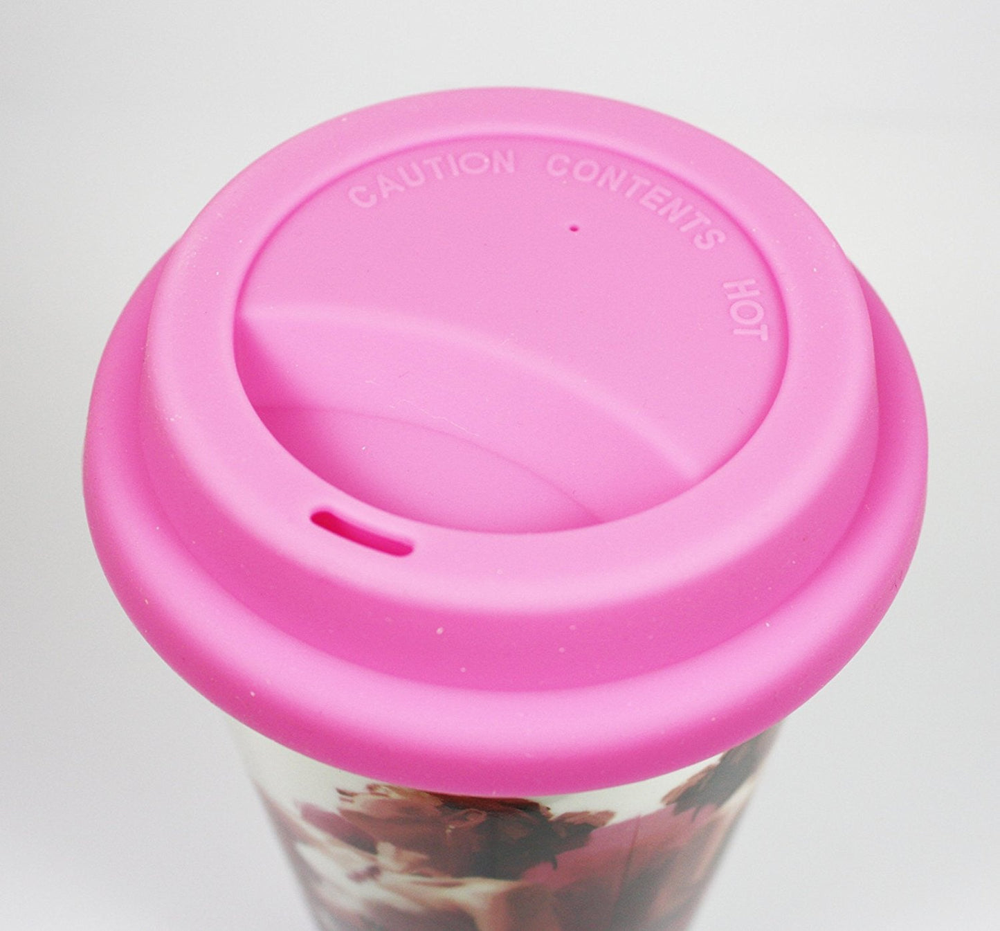 'A Girl's Life' Double Walled Insulation With Silicon Travel Mug