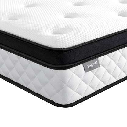 Twirest King Mattress,Hybrid Mattress 150x200x22cm Pocket Sprung Mattress