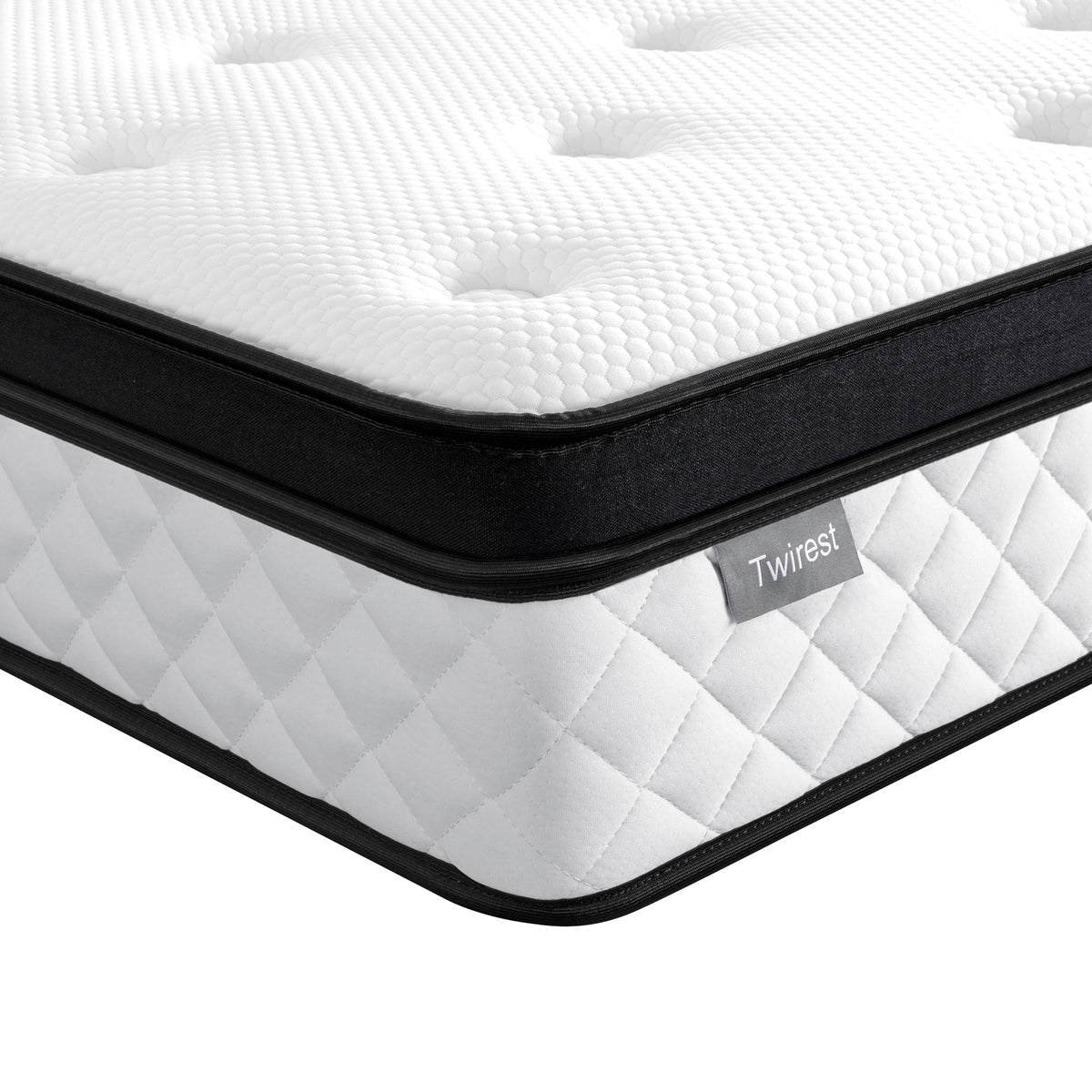 Twirest Double Mattress,Hybrid Mattress 135x190x22cm Pocket Sprung Mattress