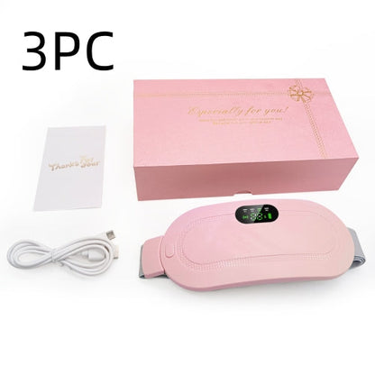 Menstrual Heating Pad Smart Warm Belt Relief Waist Pain Cramps Vibrating Abdominal Massager Electric Waist Belt Device