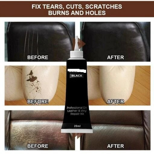Leather repair paste