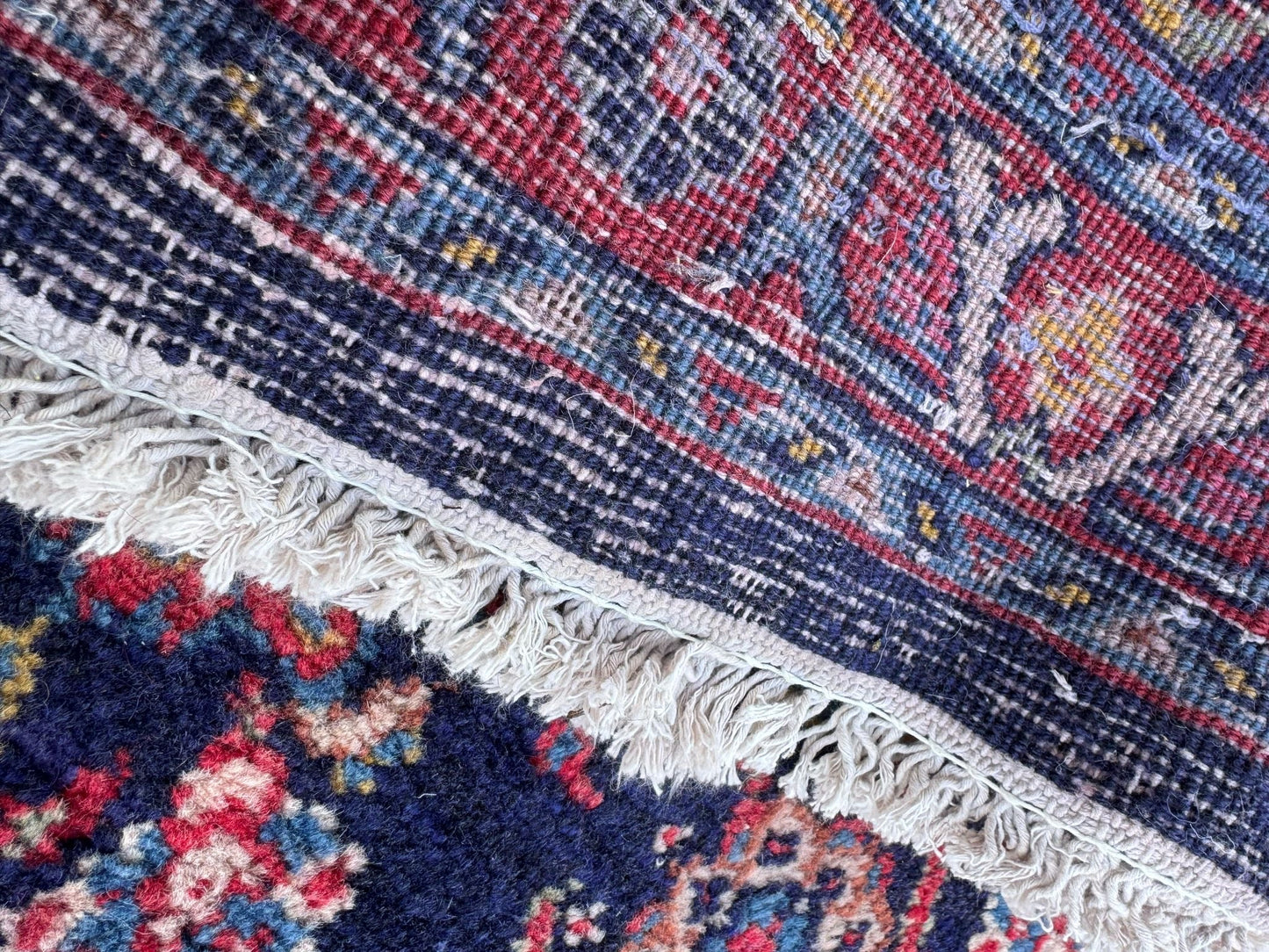 Vintage Handmade Wool Rug / Arak Sourak Sarough/ Handmade 300cm x 133cm