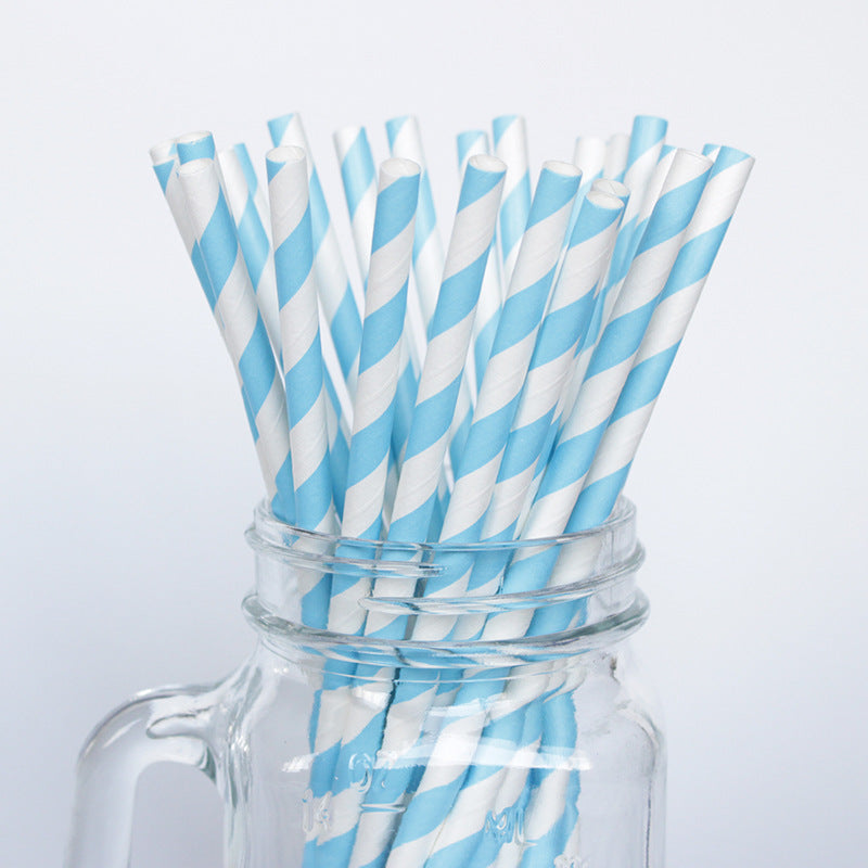Disposable paper straws