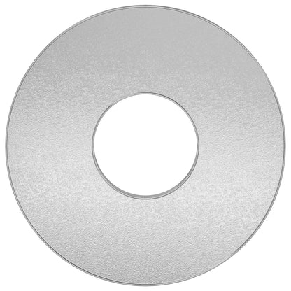 vidaXL Washers 2 pcs Silver 12 x 12 x 1.2 cm Iron
