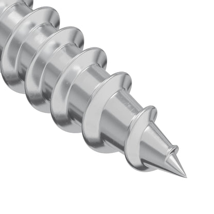 vidaXL Wood Screw 12 pcs Silver M4 x 28 mm Iron