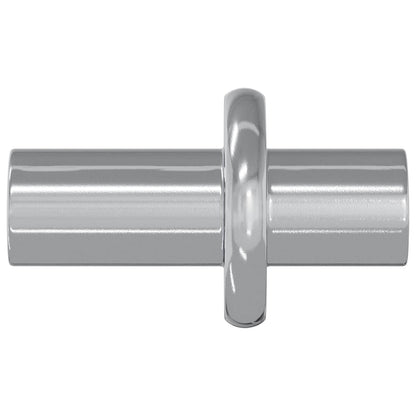 vidaXL Shelf Peg 12 pcs Silver 8.6 x 8.6 x 14.6 mm Steel