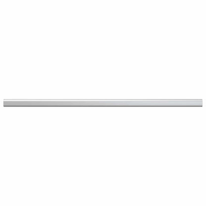 vidaXL Closet Rod 12 pcs Silver 764 x 15 x 29 mm Aluminium Alloy