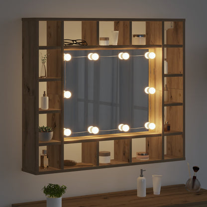 vidaXL Mirror Lights White 4.5 x 4.5 x 4.7 cm Plastic