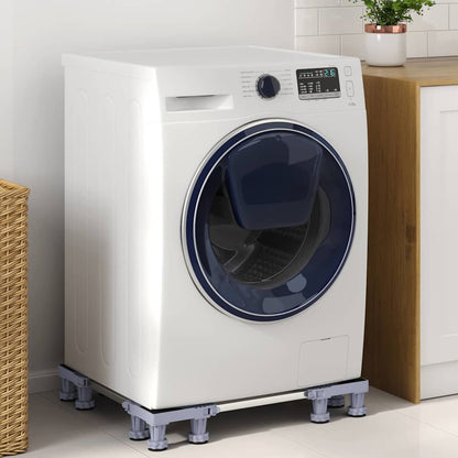 vidaXL Washing Machine Base Grey 67 x 67 x 12 cm Stainless Steel