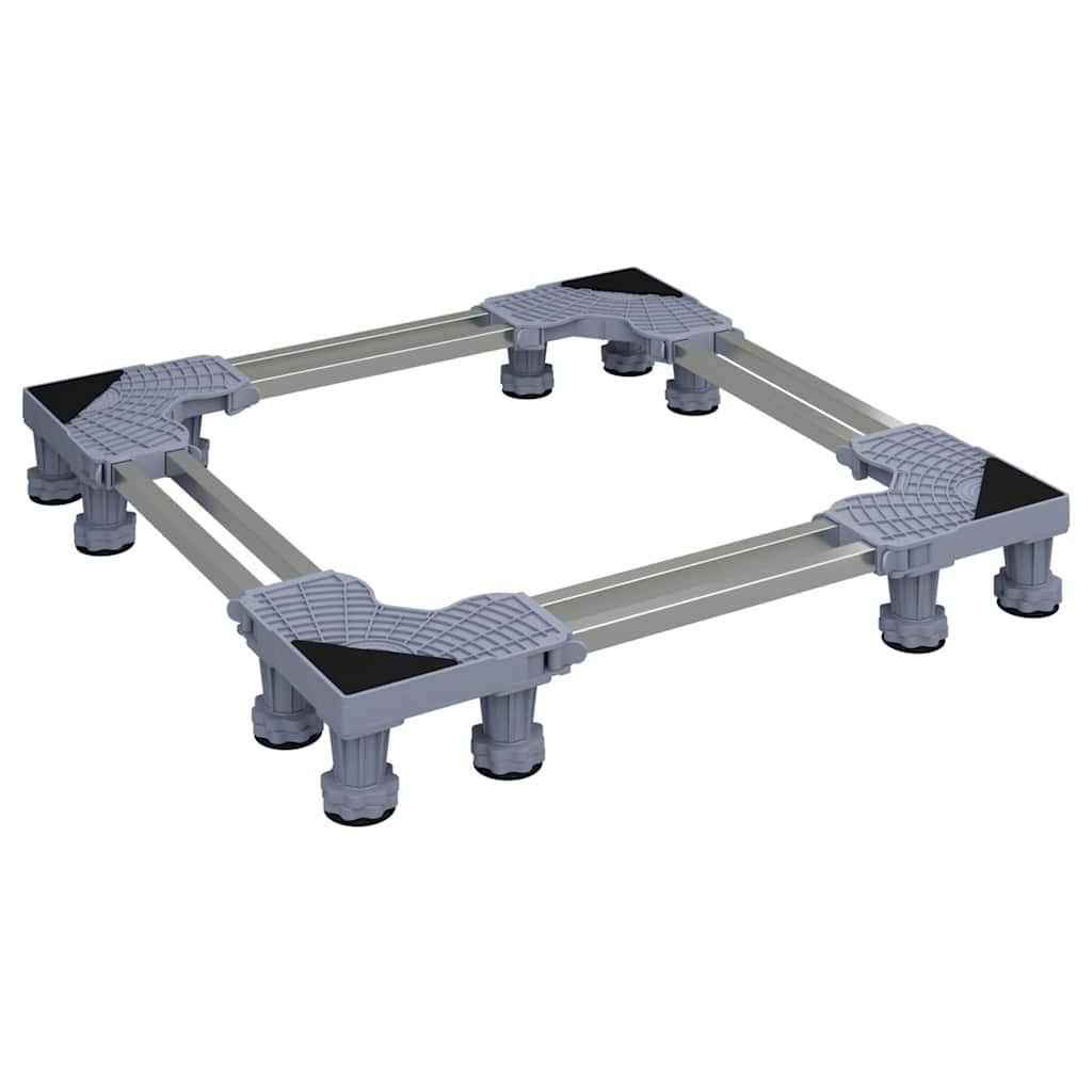 vidaXL Washing Machine Base Grey 67 x 67 x 12 cm Stainless Steel