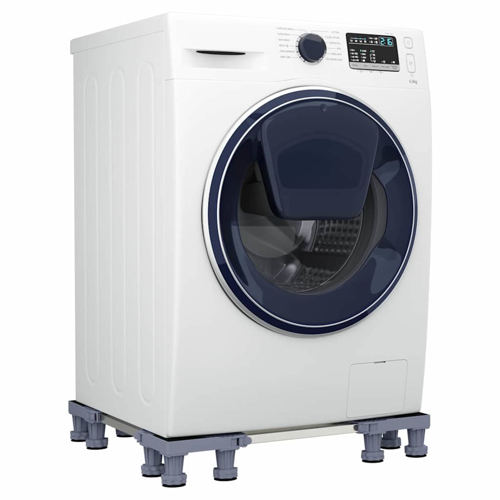 vidaXL Washing Machine Base Grey 67 x 67 x 12 cm Stainless Steel