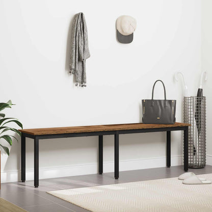 vidaXL Bench Old Wood 160 x 35 x 45 cm Engineered Wood