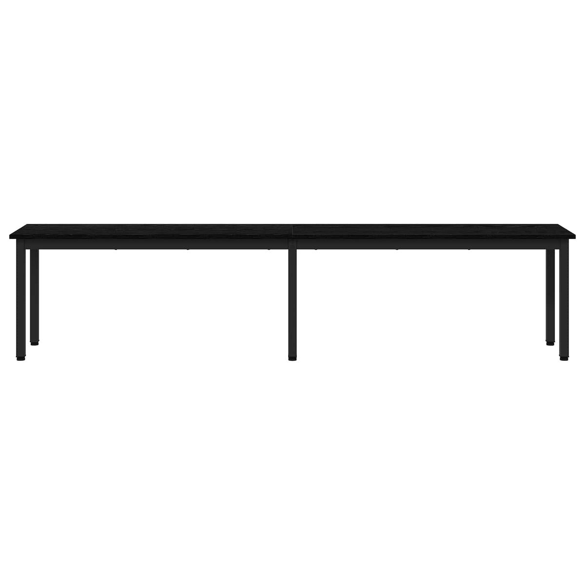 vidaXL Bench Black Oak 200 x 35 x 45 cm Engineered Wood