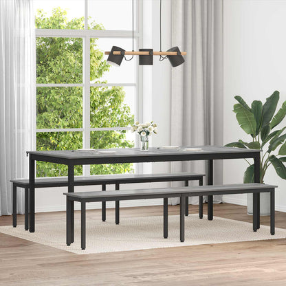 vidaXL Bench Grey Sonoma 200 x 35 x 45 cm Engineered Wood