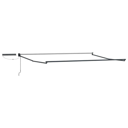 vidaXL Electric Retractable Awning Yellow, Grey and Anthracite 5 x 3 m