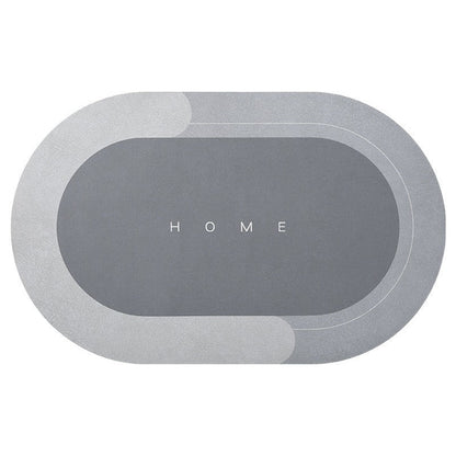 Cushion Bathroom Sliding Door Floor Foot Mat