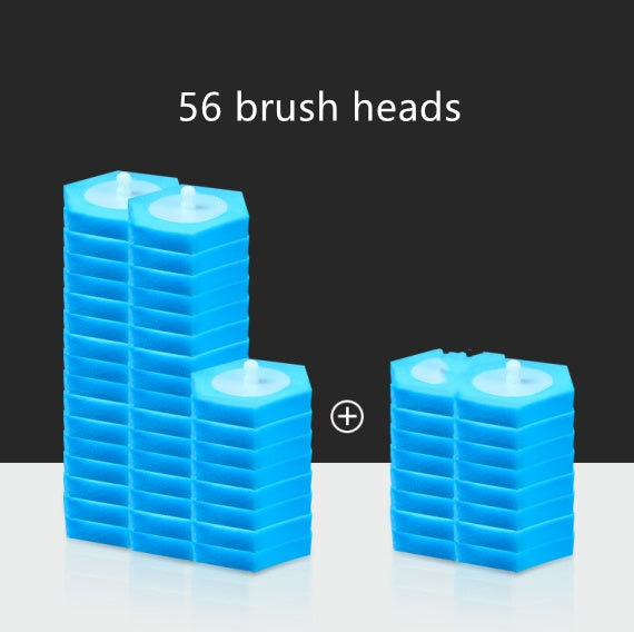Premium Disposable Toilet Brush Set | Hygienic Deep-Clean System with Replaceable Heads