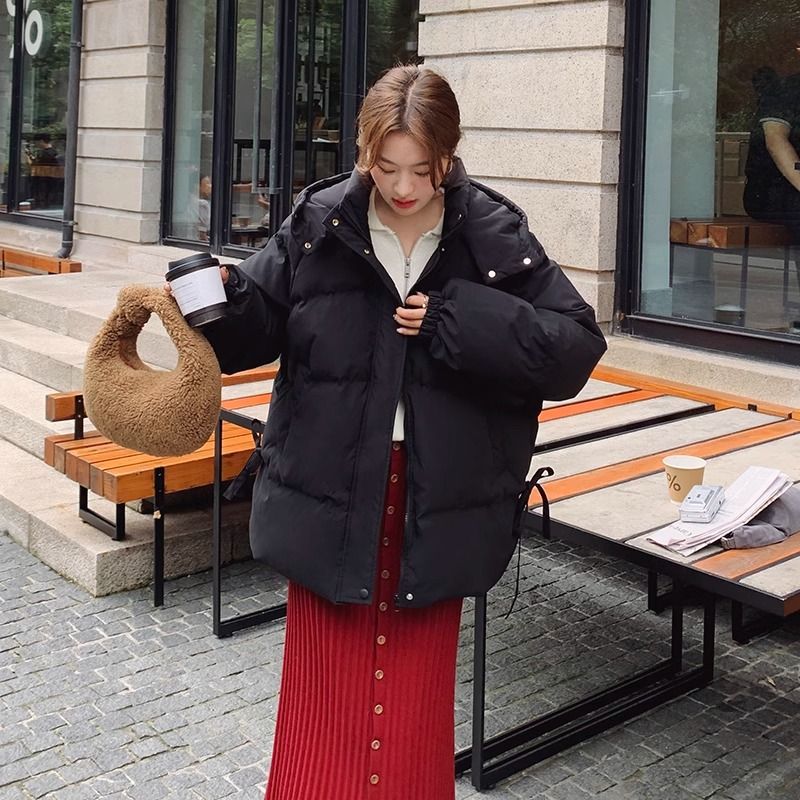 Women's Autumn And Winter Loose And Warm Cotton-padded Jacket