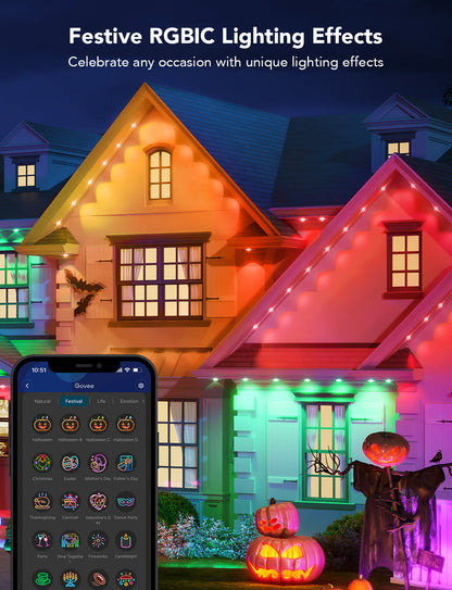 GOVEE RGBIC PERM OUTDOOR LIGHTS 15M IP67