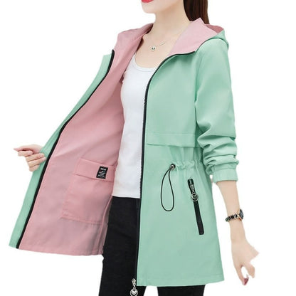 Women's Double-sided Trench Coat Mid-length