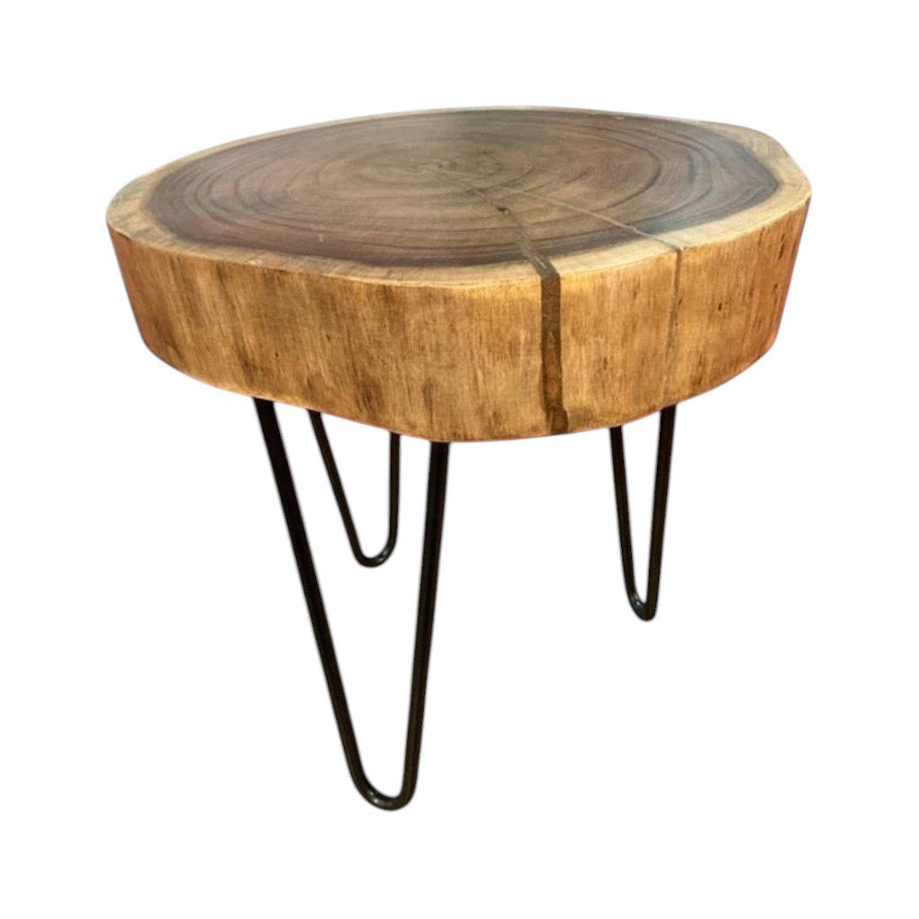 Elegant and Durable 40CM Wooden Round Stool - Solid Wood Construction with Smooth Finish Functional and Decorative Use for Home, Kitchen, or Living Room Seating
