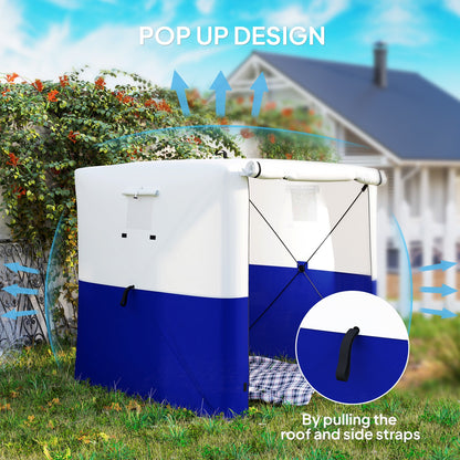 Outsunny 2 x 2m Pop-Up Gazebo, with Accessories - Dark Blue