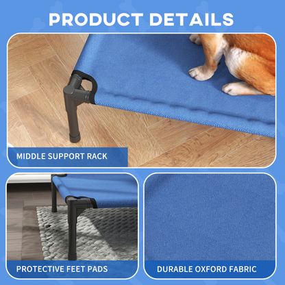 Elevated Pet Bed Cool Cot Dog Cat Portable Folding Home Camping Hammock Foldable