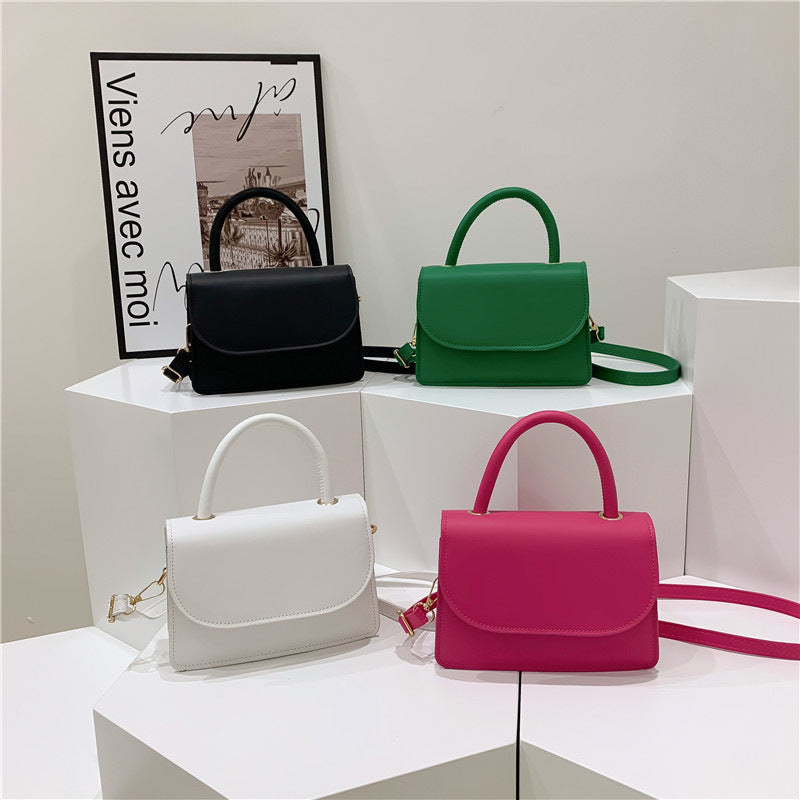 Versatile Casual Flip Simple Shoulder Handbag