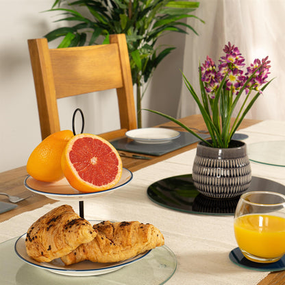 30cm Round Glass Chopping Board