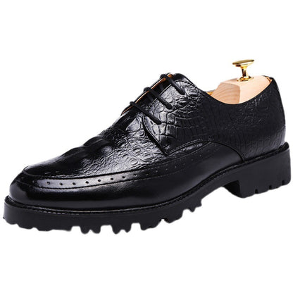 Trendy Mens Casual Height-increasing Shoes British Style