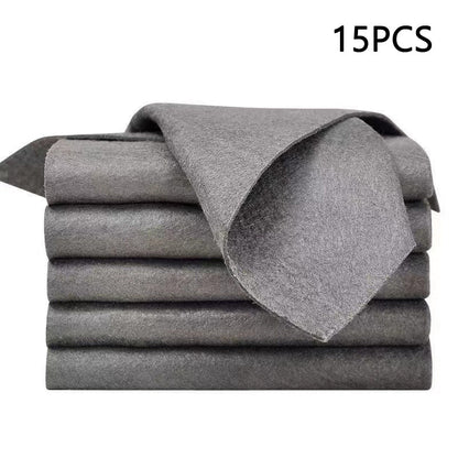 Premium Microfiber Glass Cleaning Cloth - Streak-Free Mirror & Window Cleaner - Water Absorbent Magic Wipe