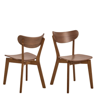 Roxby Dining Chairs in Walnut Set of 2