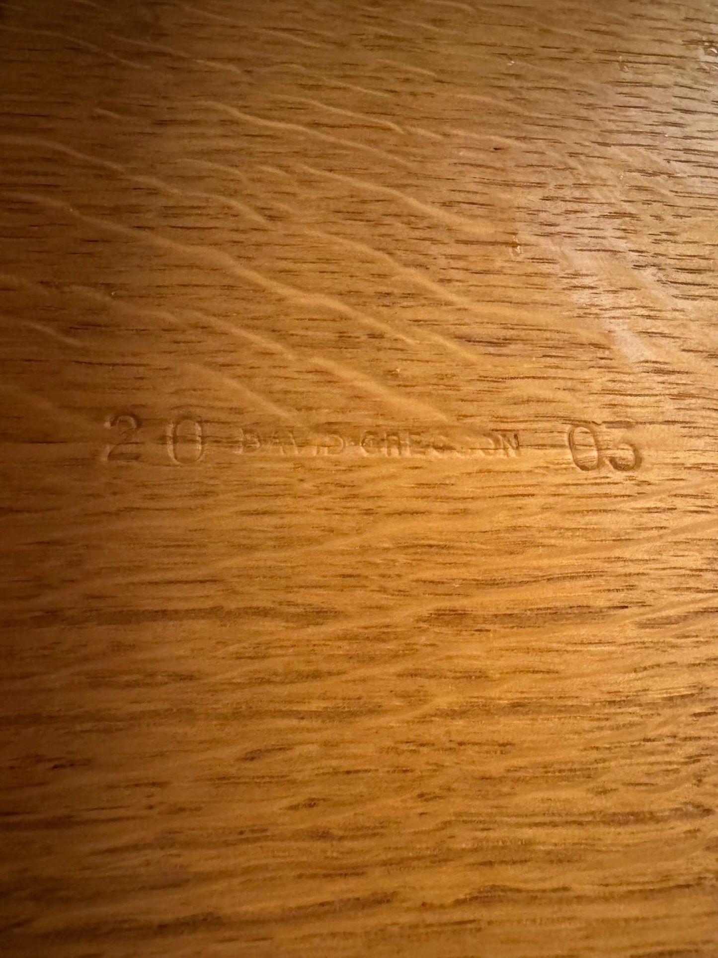 Solid Oak Oval Dining Kitchen Table 190cm – Designer David Gregson