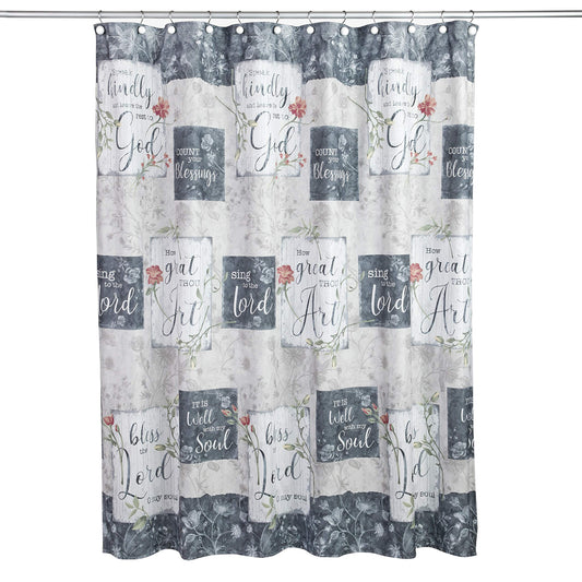 SKL Home by Saturday Knight Ltd. Farm Blessings Shower Curtain, Multi