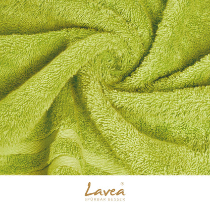 Lavea 5-Piece Guest Towel Set, Guest Towels 30 x 50 cm, Terry Cloth Towel Made from 100% Cotton, Towel Set, Soft and Absorbent, Elena Series