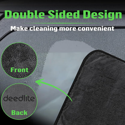 Deedlite Shiny Bath Wipes Drying Towel for Bathroom - Shiny Bath XXL Drying Towel, Microfiber Bath & Kitchen Towels, Super Absorbent Quick Dry