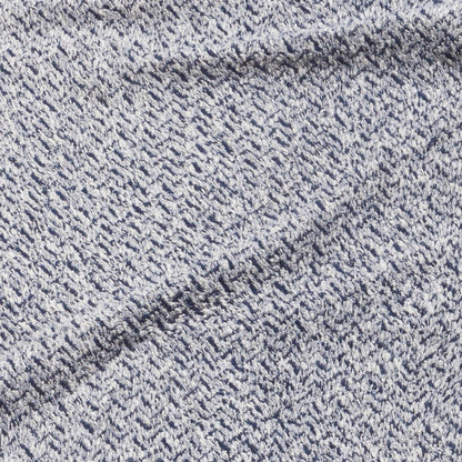 Möve Brooklyn Herringbone Guest Towel 50 x 30 cm 85% Cotton / 10% Viscose / 5% Linen Natural/Deep Sea