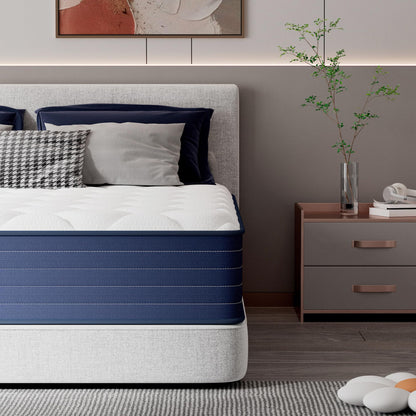 PurrJoys Orthopedic Double Mattresses 25cm Medium Firm for Back & Lumbar Pain Relief 135x190cm