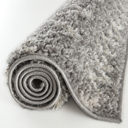 Moroccan Grey Shaggy Rug | 910