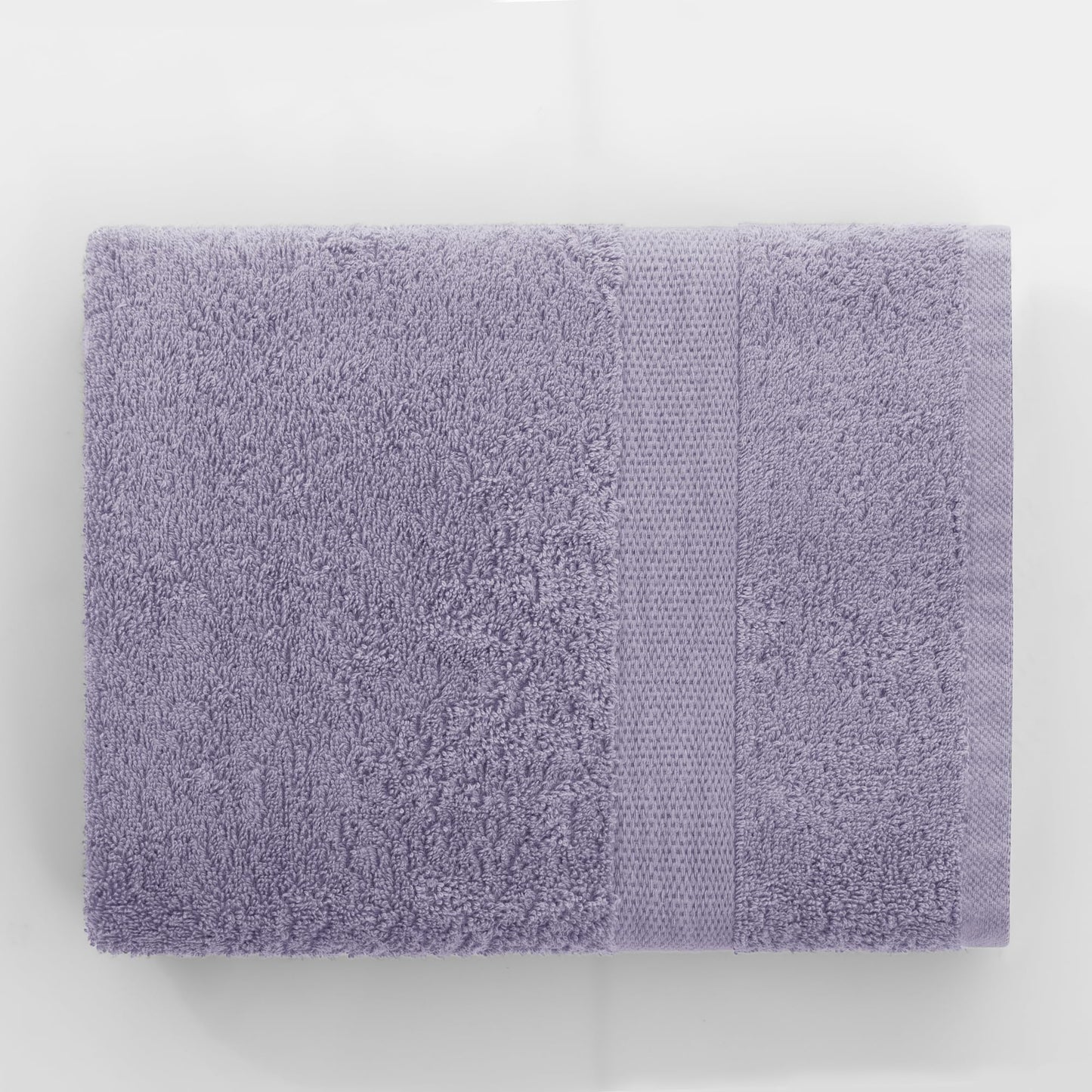 DecoKing Set of 6 Cotton Quality 525 g/m² 4 Hand Towels 50 x 100 cm and 2 Bath Towels 70 x 140 cm Purple Absorbent Marina