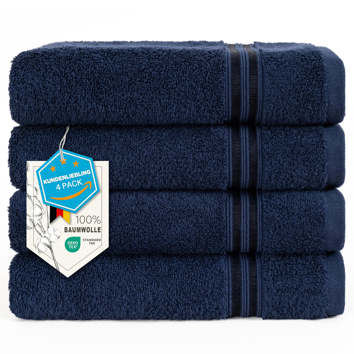 Hammetex Bathrobe 100% Cotton Unisex for Men and Women Quality 400 g/m² Quality Soft Absorbent Terry Towelling Bathrobe for Couples with Pockets