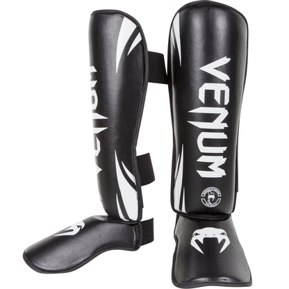 Venum Challenger Shin Guards, Black/White, X-Large