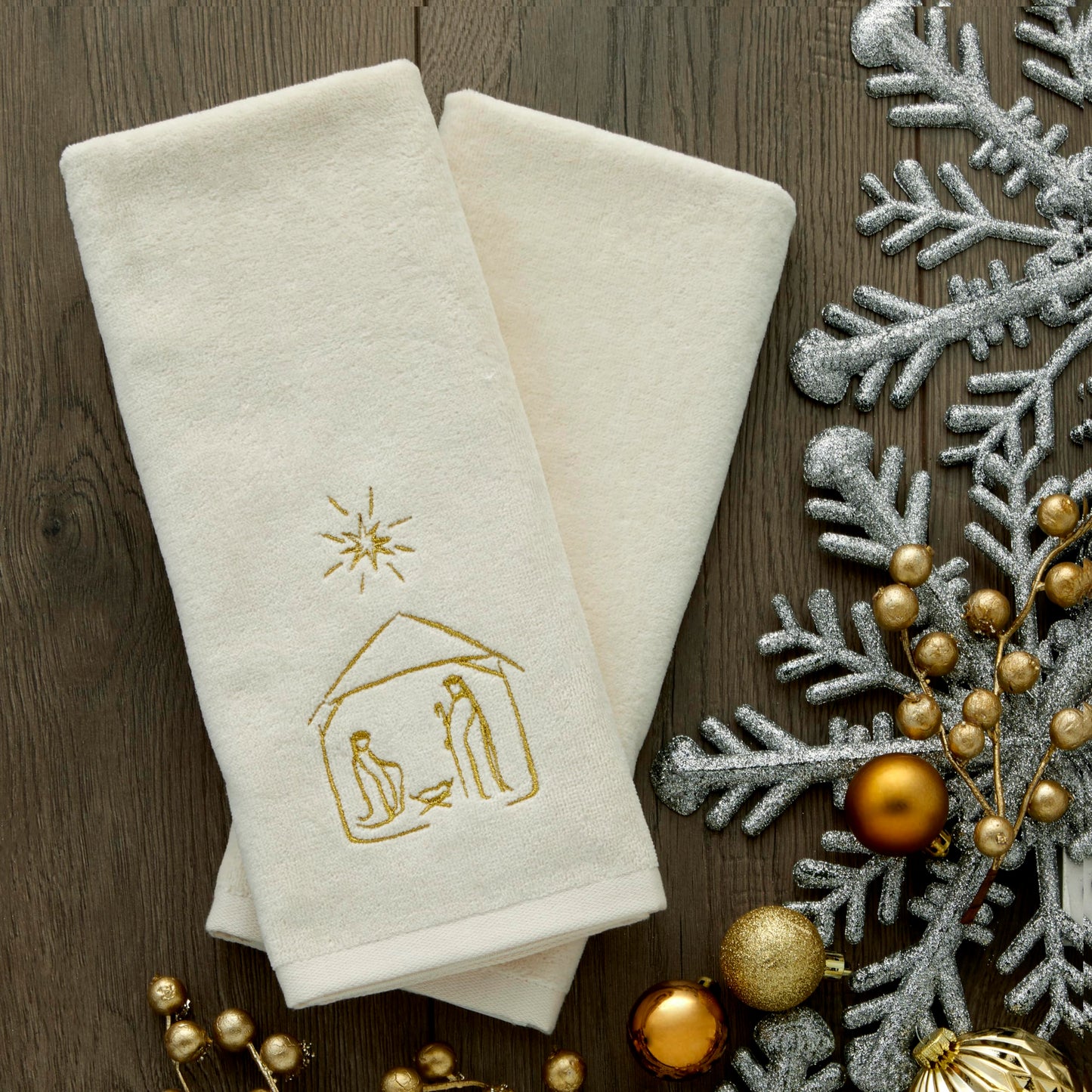 SKL Home Nativity Hand Towel (2-Pack)
